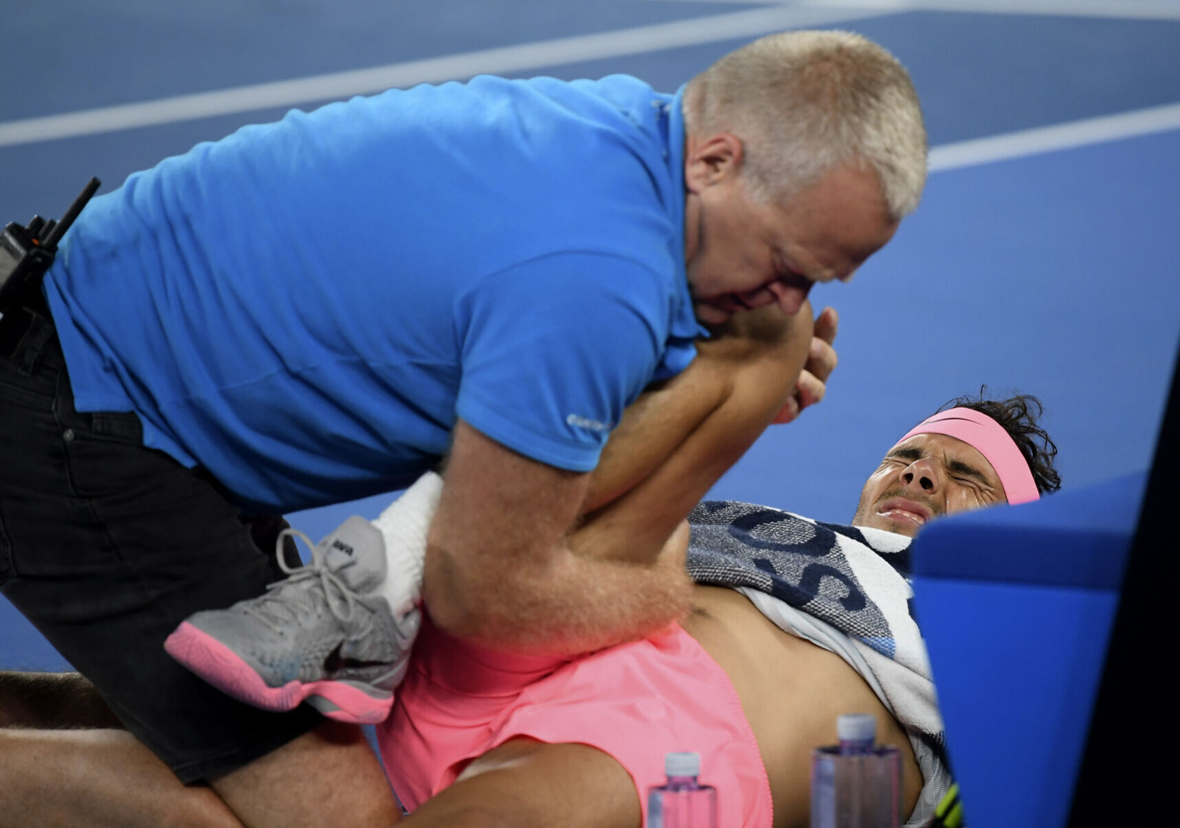 2018: Rafael Nadal retires in Australian Open quarterfinals match